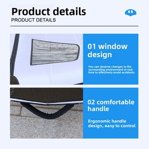 Nouvelle aile gonflable blanche pour adulte, grande fenêtre, en nylon, pour SUP, ski nautique, surf, skateboard, planche à voile, aquavion, usage marin et terrestre - Product Image 4