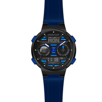 Digitaluhr Herren Wasserdichte Sport uhren Edelstahl Quarzuhr Armbanduhr