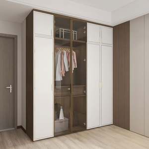 Minimalist Extendable Eco-Friendly Bedroom Wardrobe Solid Wood Frame Excellent Storage Functionality Home Workshop Furniture - Product Image 3