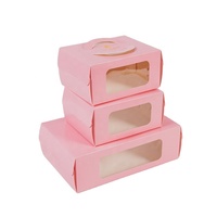 Boîte d'emballage alimentaire recyclable personnalisée avec gaufrage et pelliculage mat pour gâteaux, pâtisseries, desserts, sushis, produits de boulangerie et aliments pour bébés
