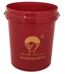 Big size high quality heavy duty 25 liters plastic bucket / drum with Lid for liquid / oil/ grease storage