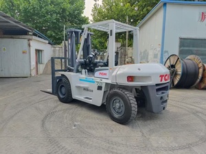 รถยกดีเซลมือสอง TCM 7ตัน3ม. เสาสองขั้นเครื่องจักรงานป่าไม้สภาพดีราคาถูกนำเข้าจากญี่ปุ่น - Product Image 5