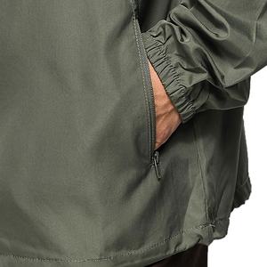 Vêtements de rue à marque privée, vente en gros, coupe-vent enduit, personnalisation, fermeture éclair quart, veste de sport athlétique à capuche - Product Image 2