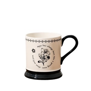 Mug en céramique rétro au design élégant et original, résistant aux hautes températures, compatible micro-ondes, idéal pour le bureau et les voyages, sensation premium, parfait - Product Image 5