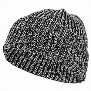 Bonnets tricotés sur mesure au design uni avec bordure côtelée, broderie 100 % acrylique pour les détaillants de vêtements américains à faible MOQ - Product Image 1