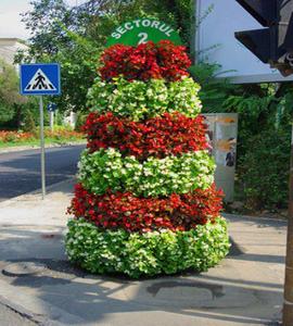 Sistema de Cultivo Vertical Moderno para Jardín, Macetero de Plástico PP Negro SL-YR230, Torre de Flores para Horticultura y Jardinería Doméstica - Product Image 4