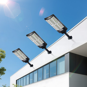 144pcs độ sáng cao IP65 không thấm nước LED năng lượng mặt trời đèn đường tất cả-trong-một tích hợp Radar Cảm biến ABS đèn cho các dự án ngoài trời - Product Image 3