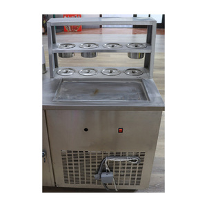 Hot Selling Free Freight High Power Deep Pot Thick Cut Commercial Fried <b>Ice</b> <b>Cream</b> Roll Fried Yogurt Fried <b>Ice</b> Machine - Product Image 2