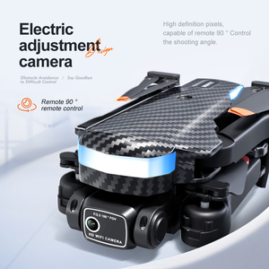Drone V8 fotografi udara profesional, mainan Quadcopter kamera 4K ganda dengan fungsi kamera, pesawat kendali jarak jauh UAV - Product Image 4
