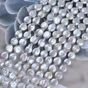 Perles de culture d'eau douce naturelles roses de 10-11 mm, particules non poreuses, perles en vrac, accessoires en gros pour bijoux - Product Image 4