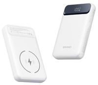 Power Bank Magnetik Nirkabel 10000mAh 15W Terlaris, Pengisian Cepat PD22.5W, Ultra Tipis, Mini, Portabel & Stasiun Pengisian Daya