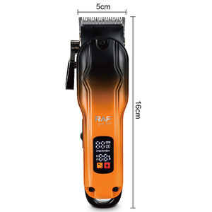 Tondeuse à cheveux professionnelle RAF 5W, recharge USB, lame en acier au carbone, autonomie de 180 minutes, dents réglables R.4044O, RAF Professional 5W Hair U - Product Image 6