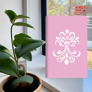 2020 artigianale KJVER RVR <span class=keywords><strong>economia</strong></span> rosa pelle avvolta in argento legante timbro sventola impermeabile Telugu bibbia per ragazze - Product Image 4