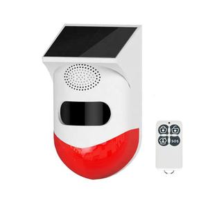 Smart Wifi Tuyasmart Solar Infrarood Detector Alarmsysteem Outdoor Afstandsbediening 120db Strobe Sirene Pir <span class=keywords><strong>Motion</strong></span> Sensor - Product Image 1