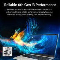DIXIANG Laptop 15.6 Pollici con Intel 6a Gen I3-6100U, 16GB RAM DDR3, 512GB SSD, WiFi 2.4G/5G, Bluetooth per Affari, Studenti e Gaming