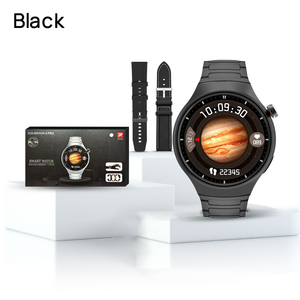 Reloj Inteligente D25 Watch 4 Pro para Hombre, Deportivo, con Carga Inalámbrica, Pantalla Redonda, Sensor de Huellas Dactilares, Juego de Tres Correas - Product Image 2