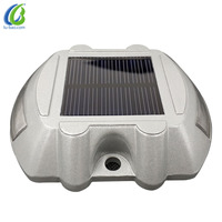 Marqueur routier solaire intégré LS-05, étanche IP68, résistant à 20 tonnes, clou de sol LED clignotant à lumière constante pour la sécurité des autoroutes et allées