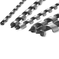 Foret hélicoïdal en acier à haute teneur en carbone avec queue hexagonale pour évacuation des copeaux, outil de perçage pour le travail du bois