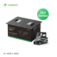 Baterai Lithium Ion LiFePO4 Isi Ulang 36V/48V/72V 5KW-10KW 60AH-300AH Garansi 3 Tahun untuk Mobil Golf Club Car