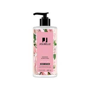 Private Label Natural Butter Rose Glowing Skin Vegan nutriente Soft Moisturizing Body Lotion
