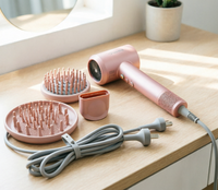 Sèche-cheveux ionique électrique personnalisable avec diffuseur, haute puissance, pour salon et hôtel, air chaud et froid
