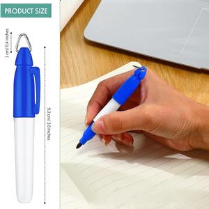 Marqueur à encre à base d'huile 9 couleurs, pointe crochet, spécifiquement pour ambulance, avec corps gris, pour le traçage de lignes sur balles de golf, stylo promotionnel pour carnet - Product Image 2