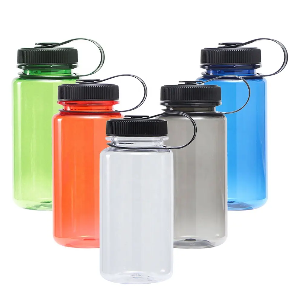 Hot riutilizzabile 1 gallone Clear Botella De Agua Deportiva, Gym Sport Nalgene bottiglie d'acqua in plastica con Logo personalizzato