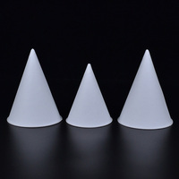 Gobelets en papier coniques imprimés pour fêtes, 3,7-6 oz, commande minimum 30k+, personnalisation, prix de gros abordable + stock disponible