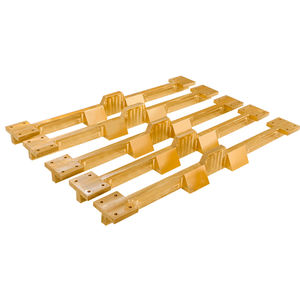 Grande taille non standard faite sur commande de plat en bronze en aluminium de fonte de sable pour l'équipement de métallurgie - Product Image 4