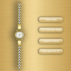 316 bijoux de mode en acier inoxydable dames montres 5ATM résistant à l'eau de haute qualité Bracelet montres à Quartz personnaliser Logo - Product Image 4