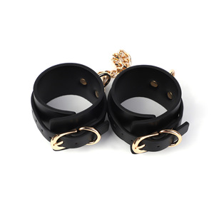 Esposas y Ataduras BDSM Negras y Doradas <span class=keywords><strong>para</strong></span> Juegos Avanzados, Látigo <span class=keywords><strong>para</strong></span> Bondage, Juguetes Sexuales - Product Image 6