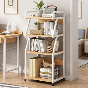 Scaffali da Terra in <span class=keywords><strong>Ferro</strong></span> <span class=keywords><strong>Battuto</strong></span>, Libreria Minimalista in Metallo, <span class=keywords><strong>Scaffale</strong></span> per Stampante da Ufficio, <span class=keywords><strong>Scaffale</strong></span> Portaoggetti per Soggiorno, Vendita Diretta dalla Fabbrica, OEM - Product Image 3
