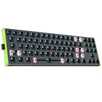 Nouveau kit de clavier mécanique AULA F3174 à trois modes, 74 touches, personnalisation fine, grandes touches, RGB, interrupteurs en plastique remplaçables à chaud V3