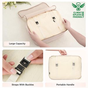 Juego de 8 Cubos de Embalaje con Cierre de Cremallera y Cordón, Organizadores de Equipaje Ligeros y Resistentes <span class=keywords><strong>al</strong></span> Agua, Bolsas y Estuches para Viaje OEM - Product Image 6
