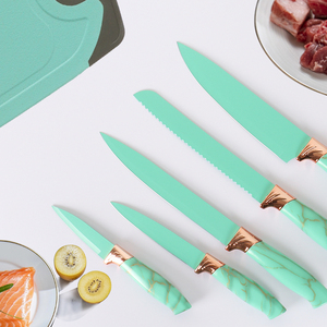 جودة عالية الفولاذ المقاوم للصدأ 19 قطعة مجموعة أدوات المطبخ المنزلية المهنية أواني المطبخ متعددة الأغراض سكين مستدام - Product Image 5