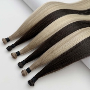 Extensiones de Cabello Ruso al por Mayor, Finas e Invisibles, Genius Weft 2025, Cabello Virgen para Salón, Extensiones de Cabello Humano Genius Weft - Product Image 6