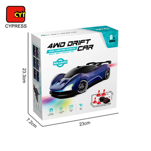 รถดริฟท์บังคับวิทยุ RC ดีไซน์ใหม่ ความเร็วสูง 1/20 2.4GHz พร้อมไฟ LED ของเล่นรถแข่งบังคับวิทยุ - Product Image 6
