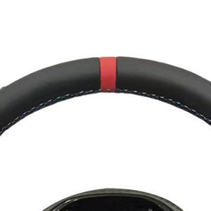 Hycent Sports Leather & Carbon Fiber Red Stripe M Wheel para CS M4 ID8 F Series Dirección de automóvil - Product Image 5