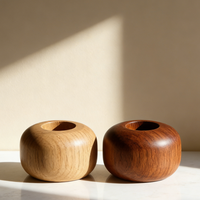 Bouchon de bouteille en plastique et en bois personnalisé de luxe pour diffuseur de parfum - Écologique et durable