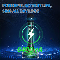 Microphone sans fil professionnel pour enregistrement, système de karaoké et haut-parleur de studio avec Bluetooth
