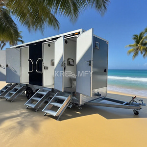 Vente directe d'usine 2025 Toilettes mobiles Salle de bain Toilettes portables de luxe avec douche - Product Image 4