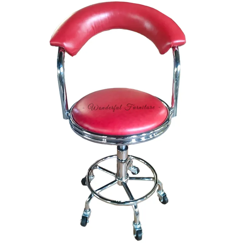 Aesthetic Chair Bar Pastel Circle Loft Bar Chair Modern Lift And Rotate Bar Chair