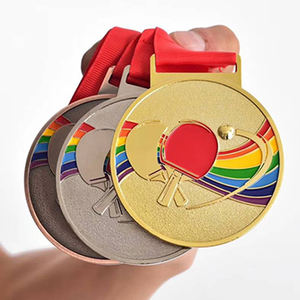 Diseño libre personalizado corriendo lucha Taekwondo Hockey medalla <span class=keywords><strong>trofeos</strong></span> arte marcial Rugby <span class=keywords><strong>Ping</strong></span> <span class=keywords><strong>Pong</strong></span> medalla Metal deporte medalla en blanco - Product Image 6