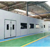 Cabine de peinture pour meubles à haute efficacité avec filtre en coton, chauffage électrique et brûleur diesel, collecteur de poussière pour la peinture du bois