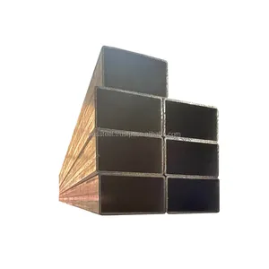 High Quality ASTM A500 GrB Black Steel Square Tube Galvanized Rectangular Pipe With Anti Rust Oil