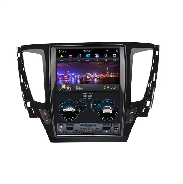 Лидер продаж, автомобильный DVD-видеоплеер с Полноразмерным сенсорным экраном и GPS-навигацией, мультимедийный плеер для Mitsubishi Montero/Pajero Sport 2016 +