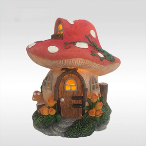 Lámpara Solar de Jardín, Escultura Decorativa de Resina Hecha a Mano con Figura de Espíritu, Decoración para Jardín, Césped y Pascua - Product Image 2