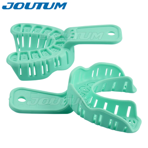 2 pièces Porte-empreintes dentaires en plastique certifiés CE pour implants, pliables, avec déflecteur, Tailles S/M/<span class=keywords><strong>L</strong></span>, Classe I UTENT JT-T297 - Product Image 4