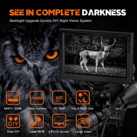 Lunette de vision nocturne numérique infrarouge LED 850 nm pour la chasse avec caméra et écran portable
