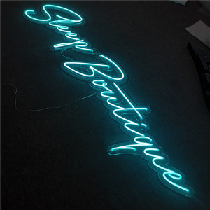 Letrero de neón azul personalizado para bebé, luces LED de neón, señal de boda - Product Image 5